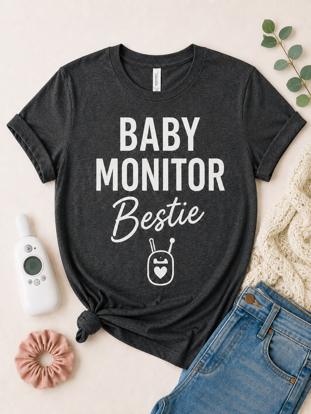 Baby Monitor Bestie Tee