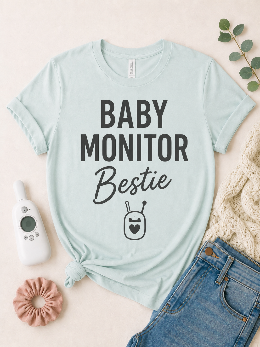 Baby Monitor Bestie Tee