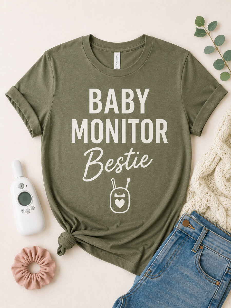 Baby Monitor Bestie Tee