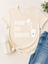 Pump Sip Survive Tee