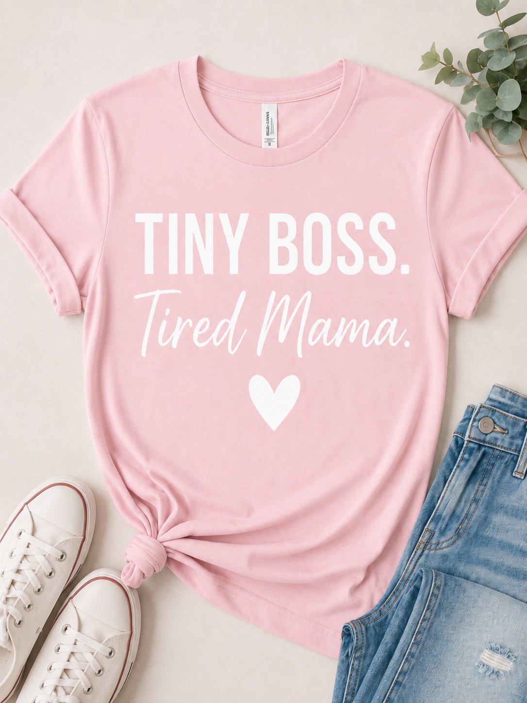 Tiny Boss Tired Mama Tee