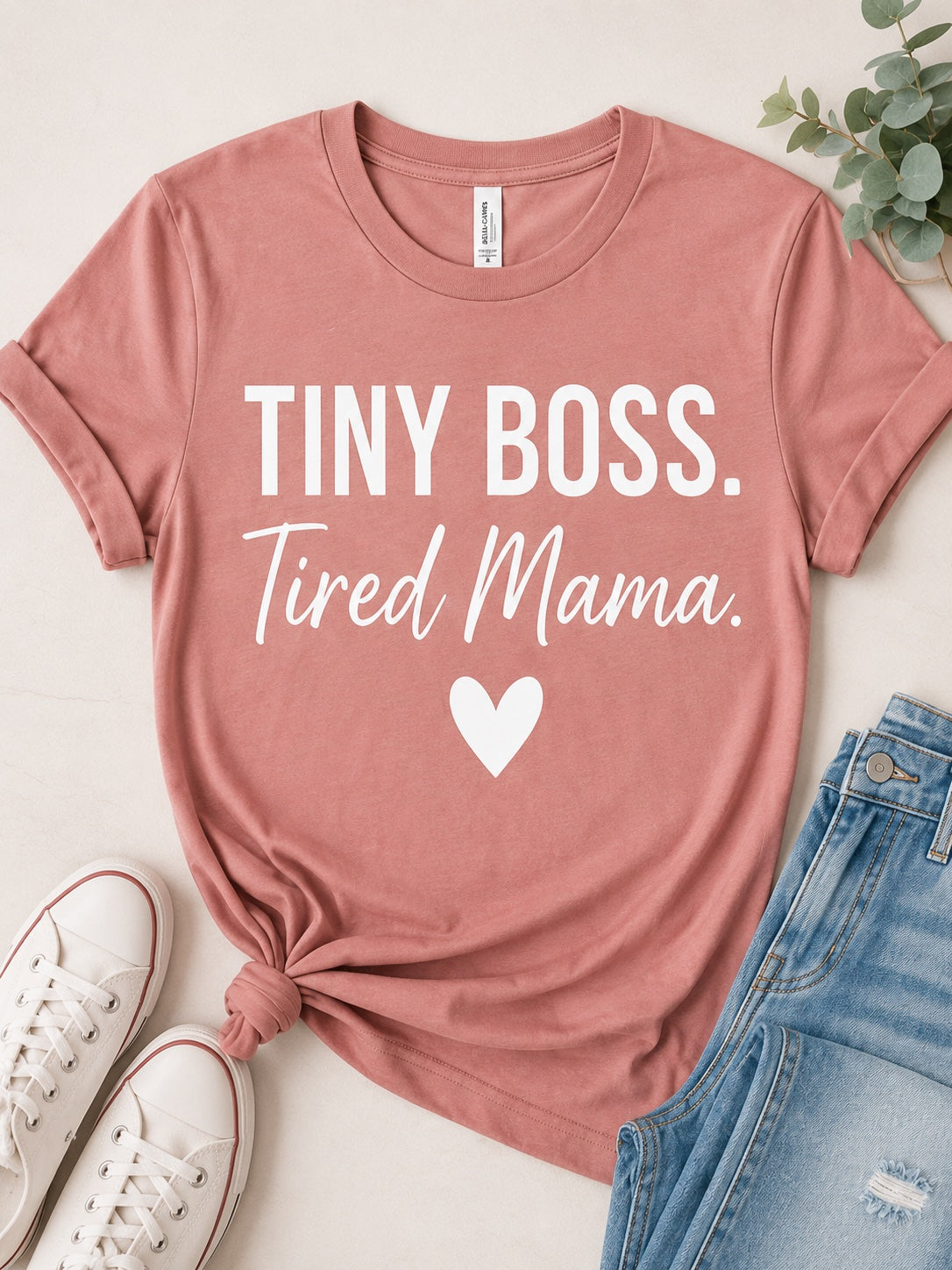 Tiny Boss Tired Mama Tee